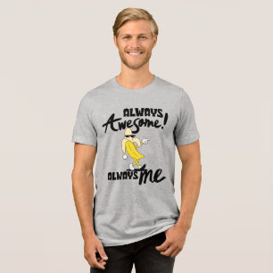 Camiseta Lindo Cartoon Chic Sempre Incrível Sempre Eu