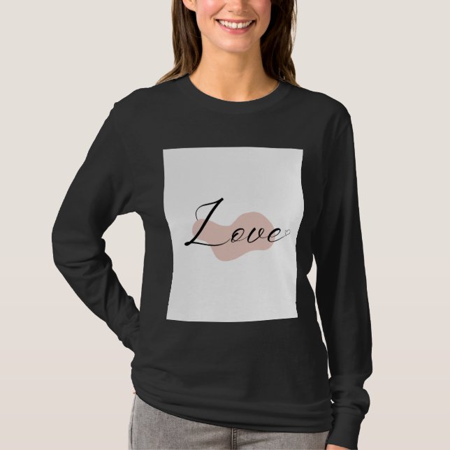 Camiseta Lindo design de amor (Frente)