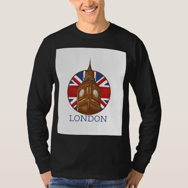 Camiseta Lindo Design de Londres (Frente)