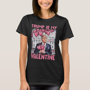 Camiseta Lindo Dia dos Namorados Trump é meu namorado Trump