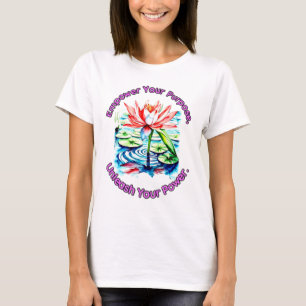 Camiseta Lindo E Capacitante Slogan Para As Mulheres.