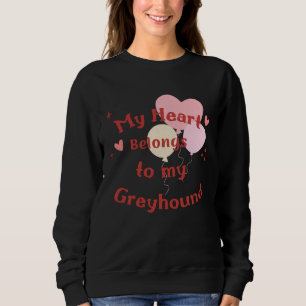 Camiseta Lindo e engraçado design de cachorro Greyhound Lov