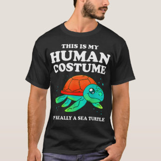Camiseta Lindo Este É Meu Humano Eu Sou Realmente Um Mar