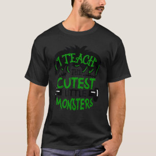 Camiseta Lindo Eu Ensino Os Monstrinhos Mais Fofos Hallowee
