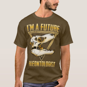 Camiseta Lindo Eu Sou Um Futuro Paleontólogo Fóssil De Dino