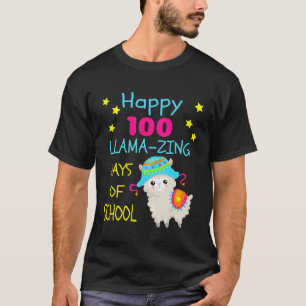 Camiseta Lindo Feliz 100 Dias de Lama zing Crianças Escola