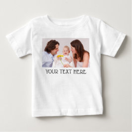 Camiseta Lindo Foto & Nome Personalizado Texto Branco