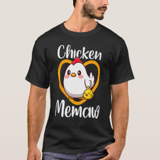 Camiseta Lindo Frango Memaw Franga Família Fazendeiro Aves 