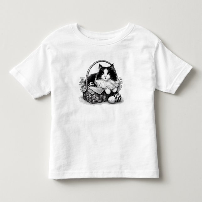Camiseta Lindo Gatinho de Páscoa (Frente)