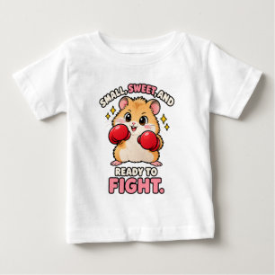 Camiseta Lindo hamster de boxe pronto para lutar