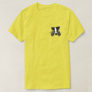 Camiseta Lindo KiniArt Texugo de Bolso