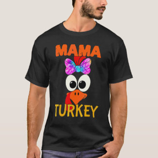 Camiseta Lindo Laço de Ação de Graças do Peru da Mamãe Comb