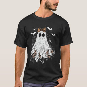 Camiseta Lindo Laço Fantasma de Renda Floral Boujee Coquett