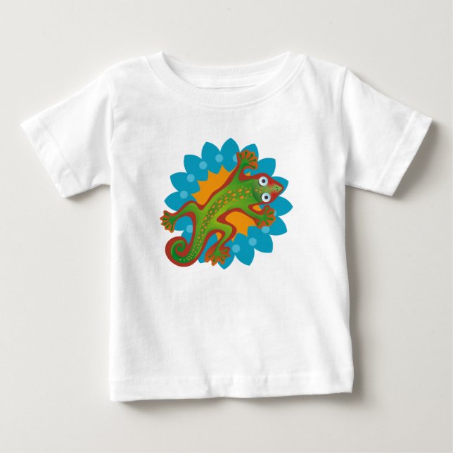 Camiseta Lindo lagarto verde (Frente)