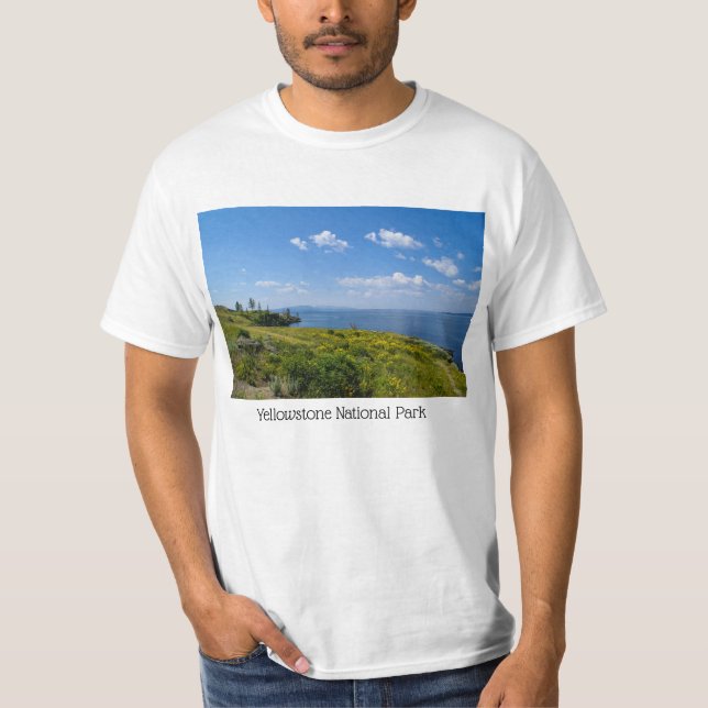 Camiseta Lindo Lago Yellowstone (Frente)