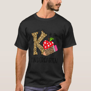 Camiseta Lindo Leopardo K é Para A Vida De Professor De Jar