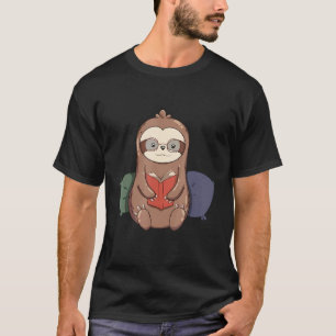 Camiseta Lindo Livro de Preguiça Leitura Minhoca de Livro R