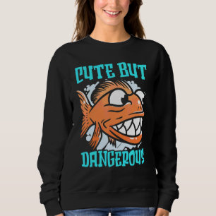 Camiseta Lindo Mas Perigoso Aquarista Falador de Piranha Pe
