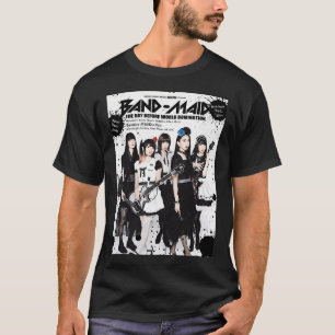 Camiseta Lindo Modelo Garota de Banda Empregada Cartaz de B