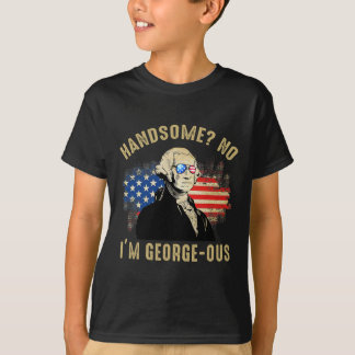 Camiseta Lindo Não Sou Georgeous 4 De Julho 1776 Ltsp 