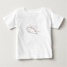 Lindo ouriço minimalista rabiscado para crianças