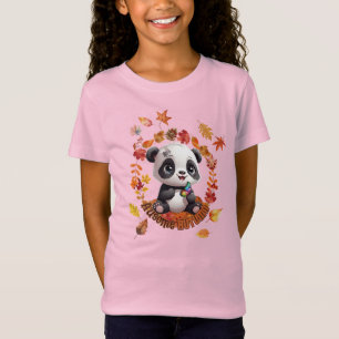 Camiseta Lindo Panda “Ausome Autumn” – Conscientização do O