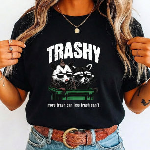 Camiseta Lindo Panda Lixo e Gambá para amantes de guaxinins