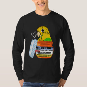 Camiseta Lindo Papagaio Antidepressivo I Periquito Amarelo