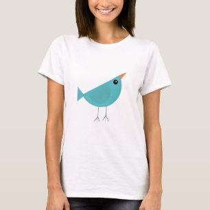 Camiseta Lindo passarinho azul