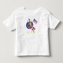 Lindo Pássaro Patriótico Caprichoso com Bandeira