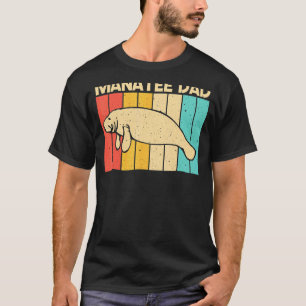 Camiseta Lindo peixe-boi para pai homens vaca marinha dugon