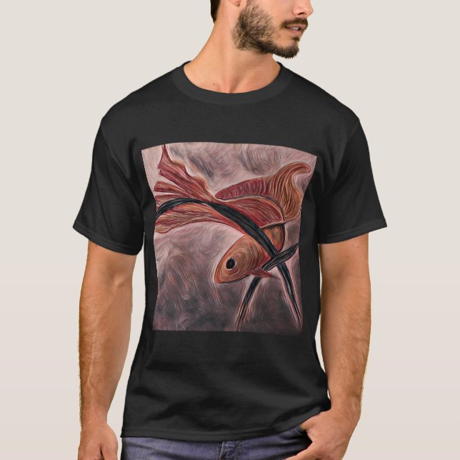 Camiseta Lindo Pequeno Peixe Dourado (Frente)