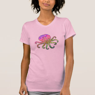 Camiseta lindo polvo de tinta tie dye