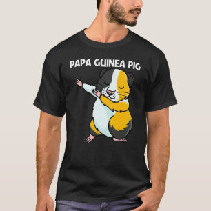 Camiseta Lindo Porquinho-da-Índia Para Homens Pai Animal de