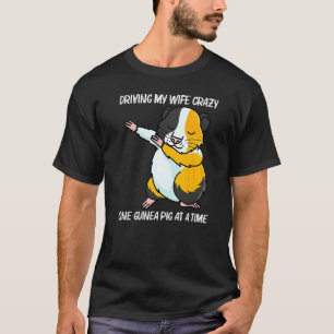 Camiseta Lindo Porquinho-da-Índia para Homens Pai Animal de