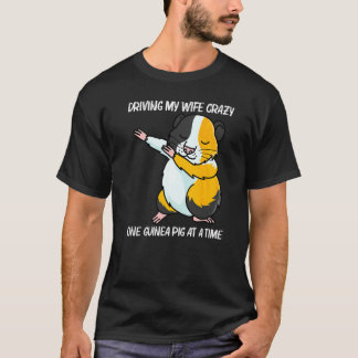 Camiseta Lindo Porquinho-da-Índia para Homens Pai Animal de