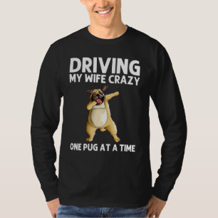 Camiseta Lindo Pug Para Homens Pai Pug Cachorro Dabbing Ani