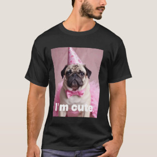 Camiseta Lindo Pug Rosa