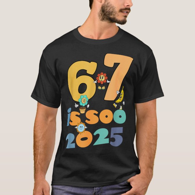 Camiseta Lindo Six Seven é Professor de Crianças da Geração (Frente)