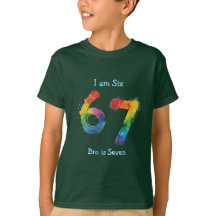Lindo Tendência 67 arco-íris preto personalizar