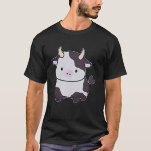 Camiseta Lindo Touro de Vaca Leiteira Com Chifres Bovino Ad