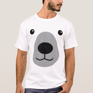 Camiseta Lindo Traje de Urso Polar para o Halloween Diverti