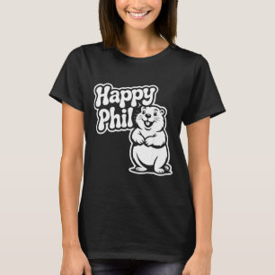 Camiseta Lindo Traje do Dia da Marmota do Punxy Phils em 2 