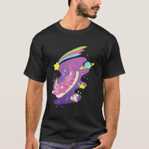 Camiseta Lindo Unicórnio Caticórnio Para Gato Mágico Amante