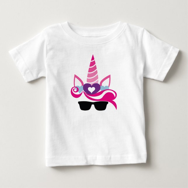 Camiseta Lindo Unicórnio de Verão (Frente)