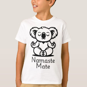Camiseta Lindo ursinho koala australiano meditando em pose