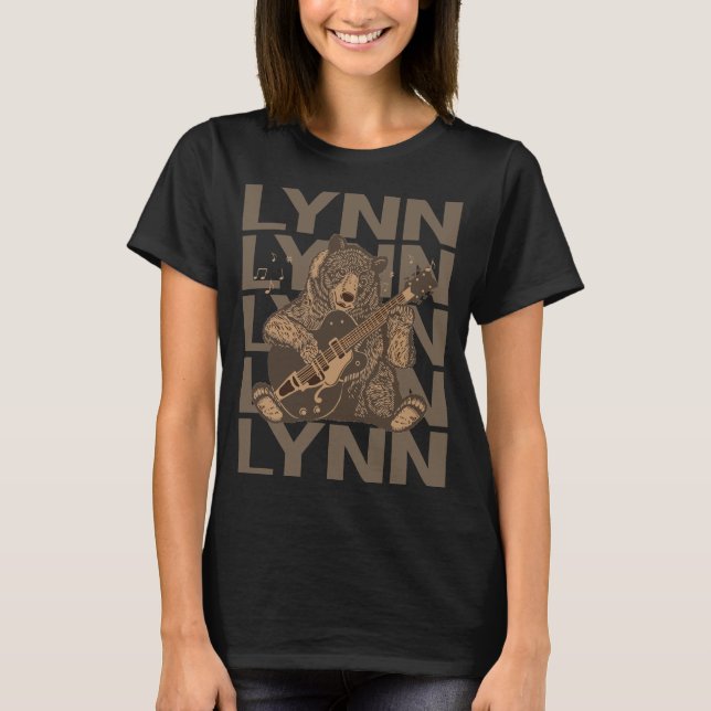 Camiseta Lindo Urso - Nome Lynn (Frente)