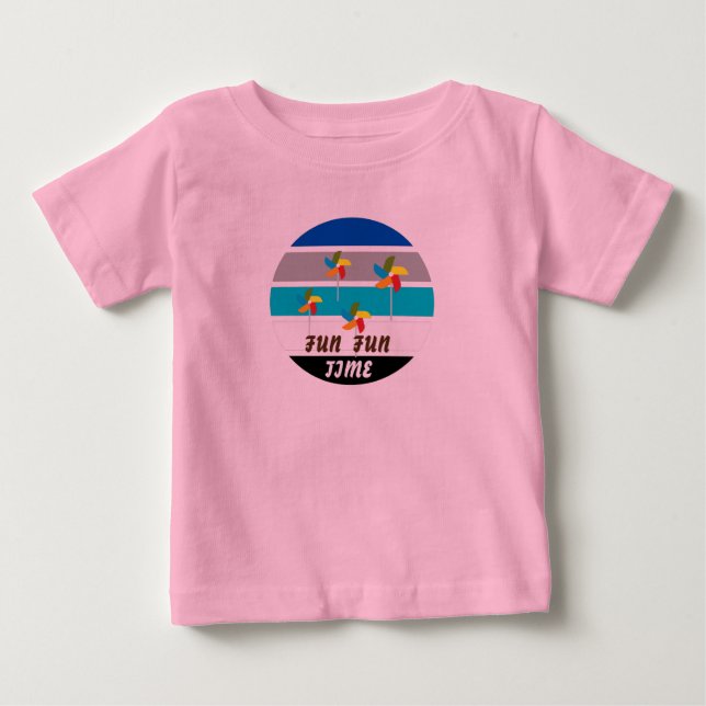 Camiseta Lindos Bebês Rosa (Frente)