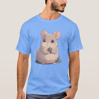 Camiseta Lindos chinchilas animais fofos para amantes de an
