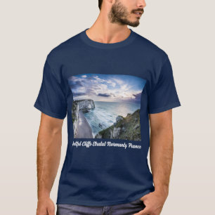 Camiseta Lindos Cliffs Etratat Normandy França